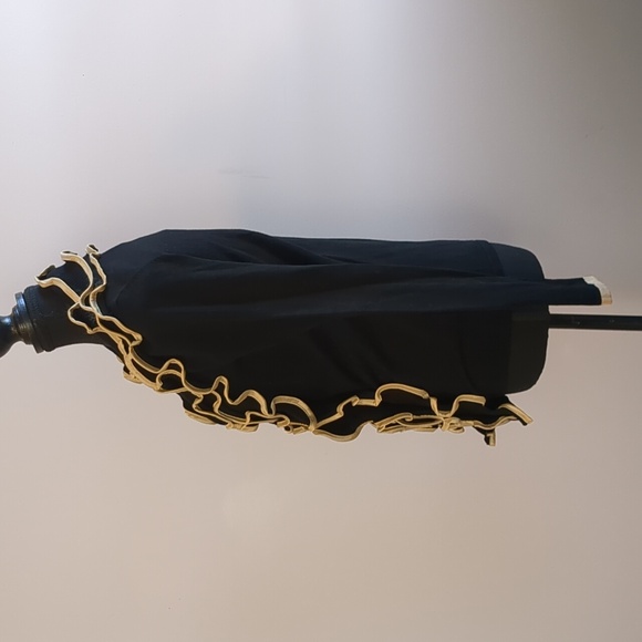 💎BELLDINI Black/Champagne Rhinestone Cardigan Top - S - Picture 4 of 14